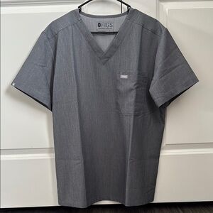 FIGS Men's Leon Three-pocket scrub shirt - Graphite